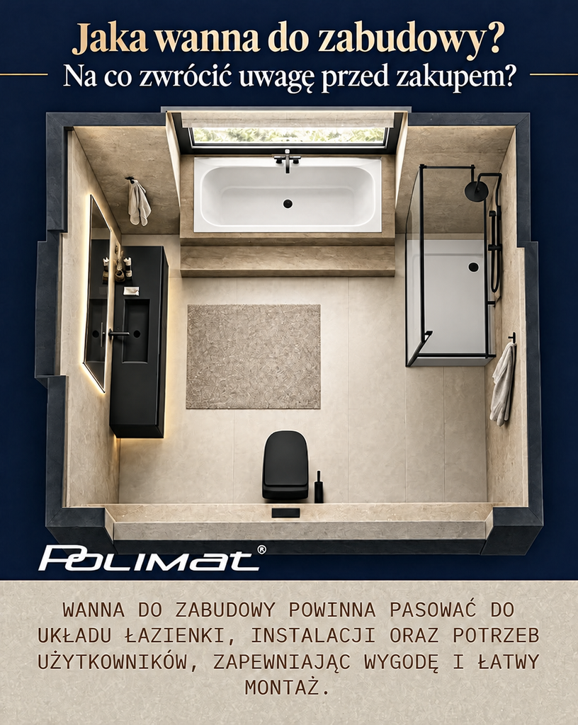 Jaka wanna do zabudowy? Na co zwrócić uwagę przed zakupem?