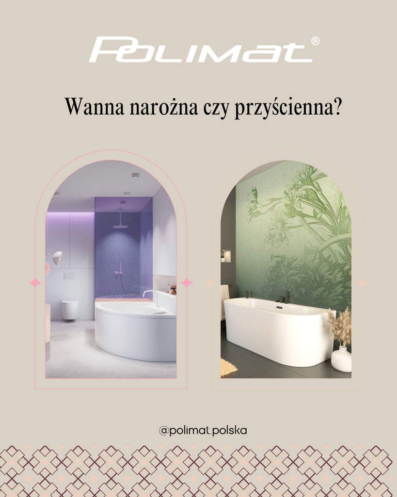 Wanna narożna czy przyścienna? Sprawdzamy, które rozwiązanie lepiej sprawdza się w małej łazience