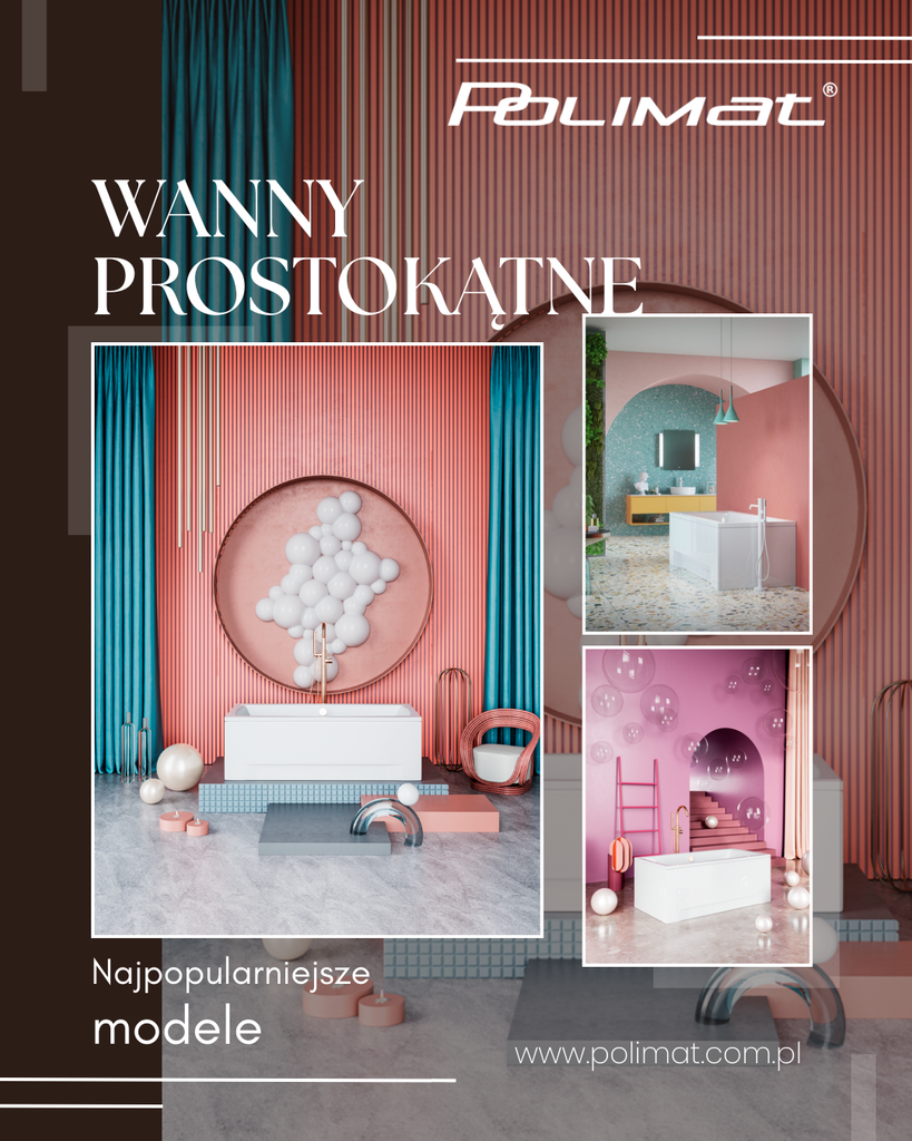 Wanny prostokątne Polimat – jakie rozmiary wybierają klienci najczęściej i dlaczego
