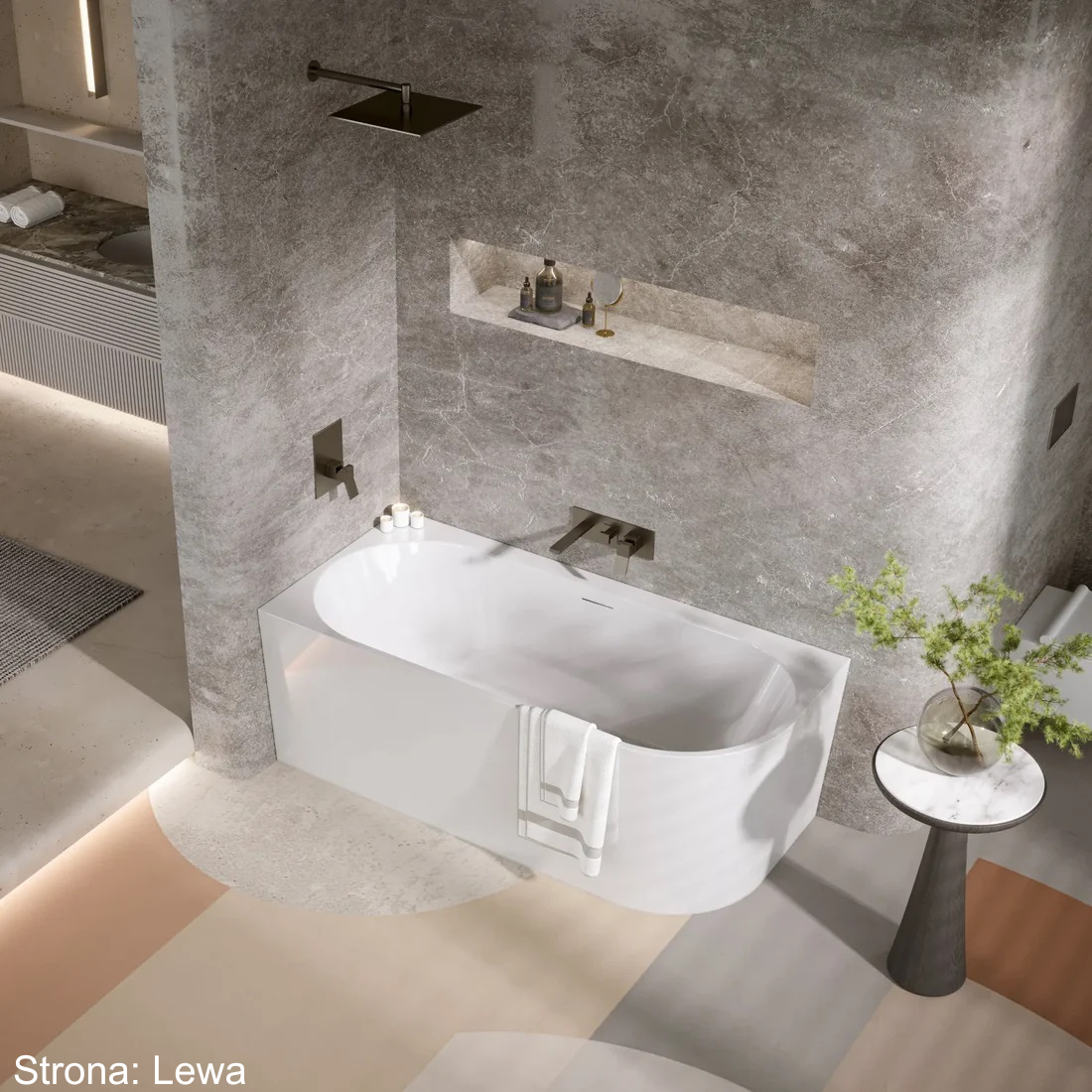 Wanna wolnostojąca przyścienna SOLA