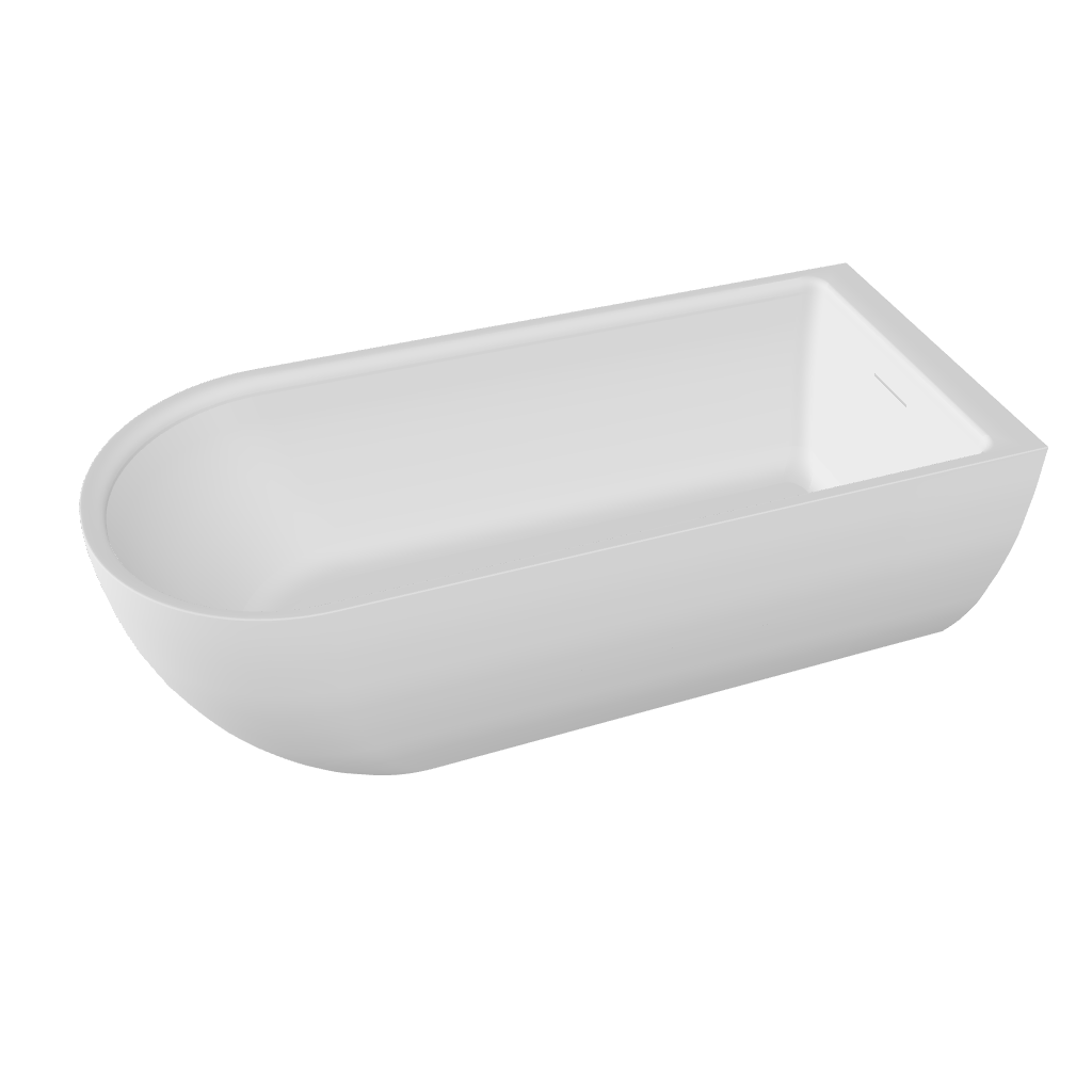 Załaduj model 3D do przeglądarki galerii, Wanna wolnostojąca przyścienna MURENA 170 x 75 cm
